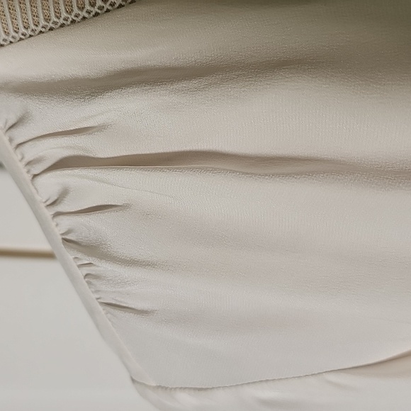 Carlisle 100% Silk Long Sleeve With Lace Blouse. Size 14. Elegant - Picture 3 of 12